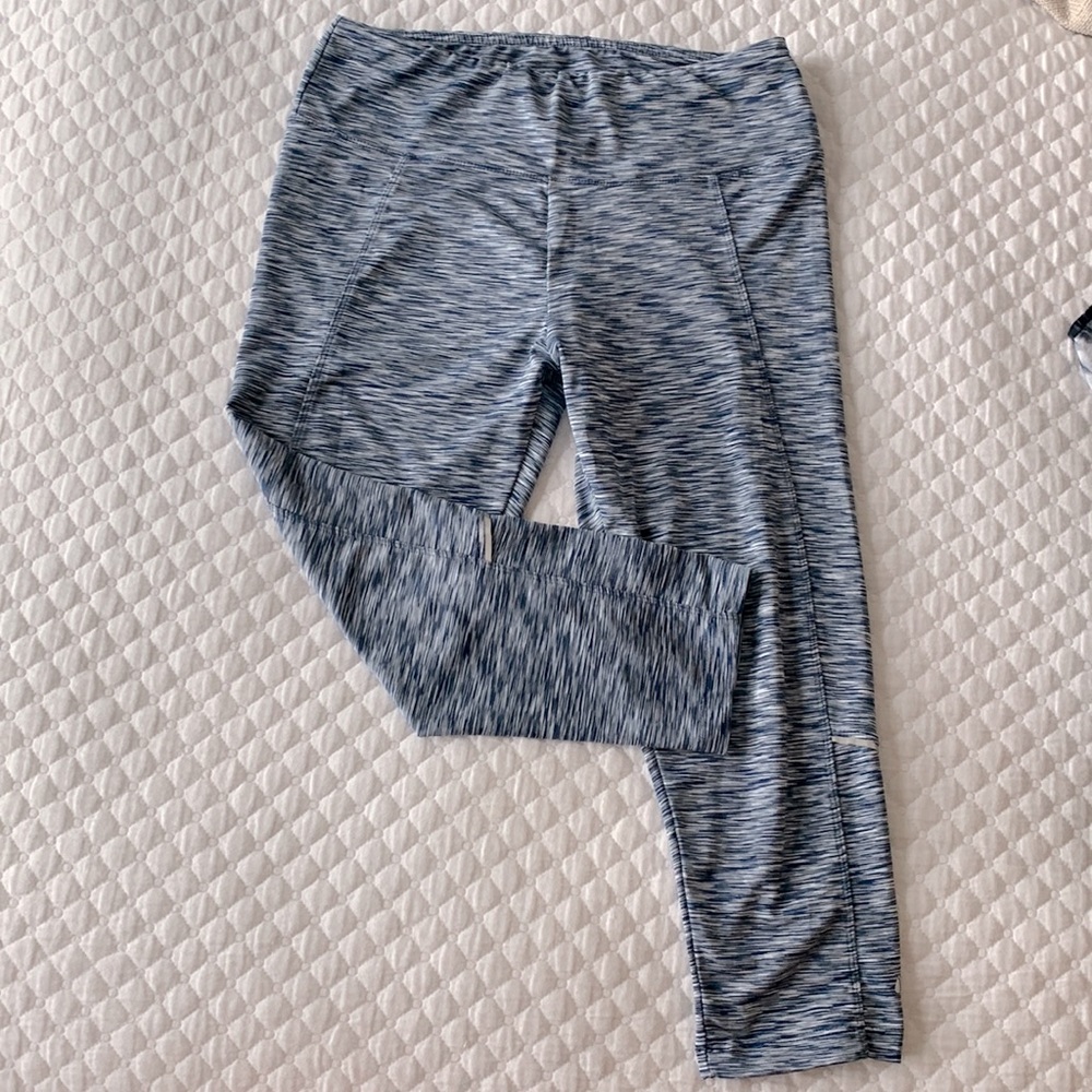 Women’s Blue Patterned Leggings